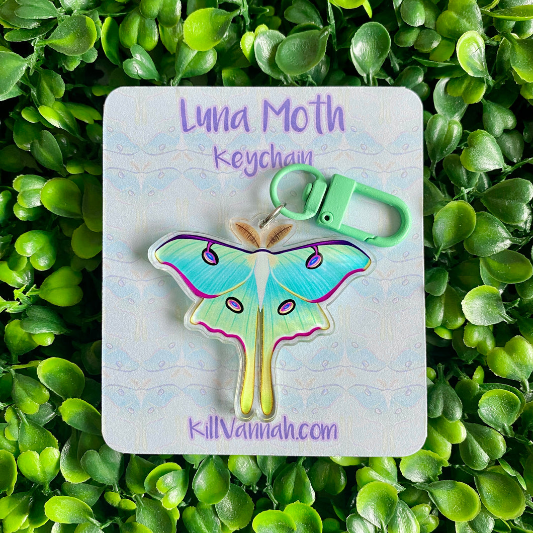 Luna Moth - Keychain