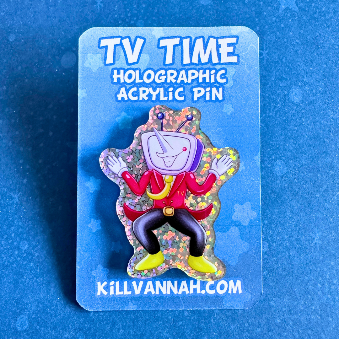 Mr. (Ant) Tenna - Deltarune inspired Holographic Acrylic Pin