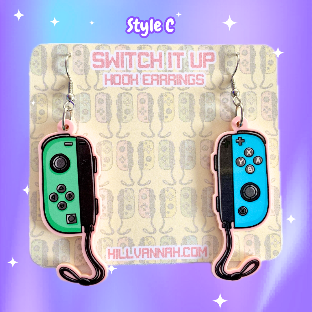 Switch It Up - Acrylic Hook Earrings