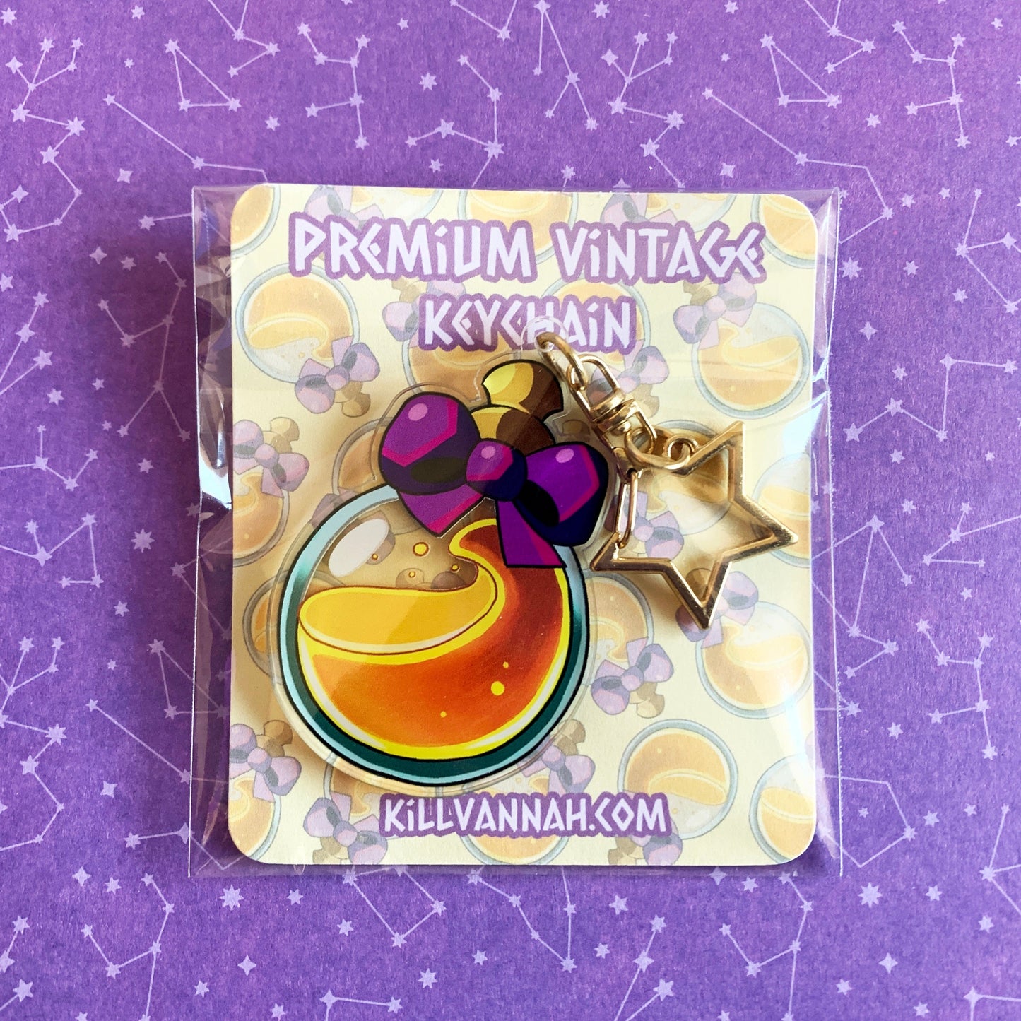 Premium Vintage - Double-Sided Keychain - Hades inspired
