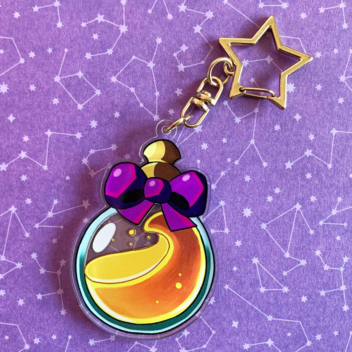 Premium Vintage - Double-Sided Keychain - Hades inspired