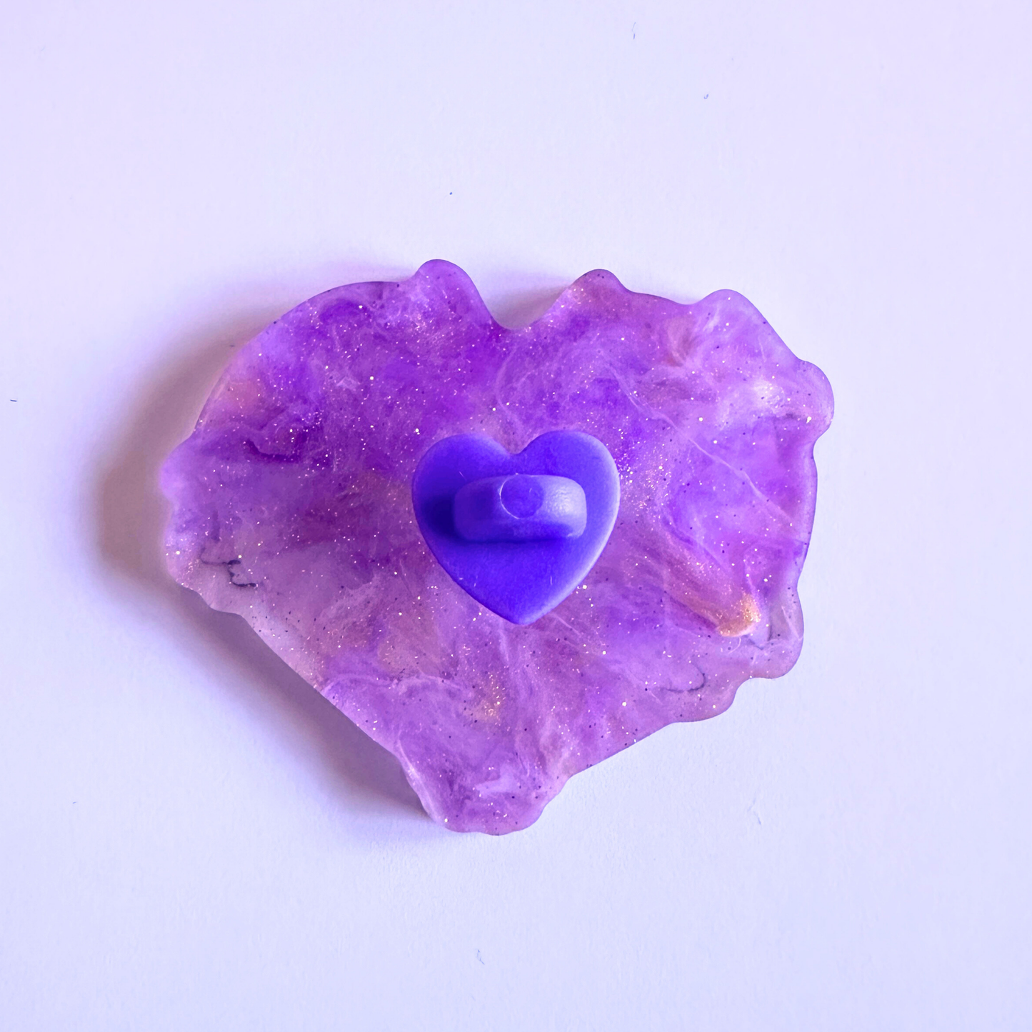 Cakejumper and Friends - Purple Pearl Acrylic Pin - Fanmade Merch