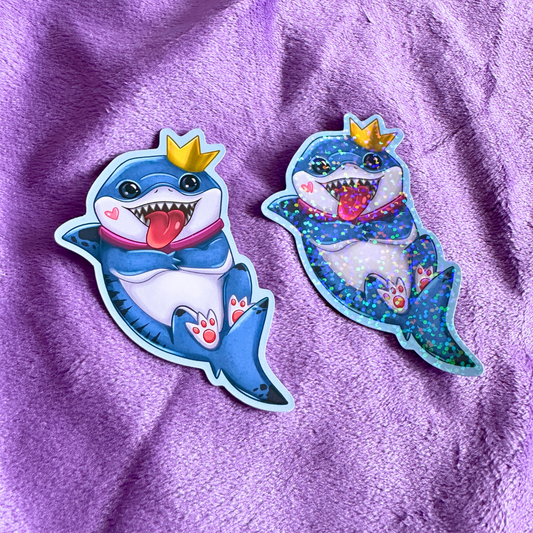 Puppy Shark - Sticker - Matt or Holographic
