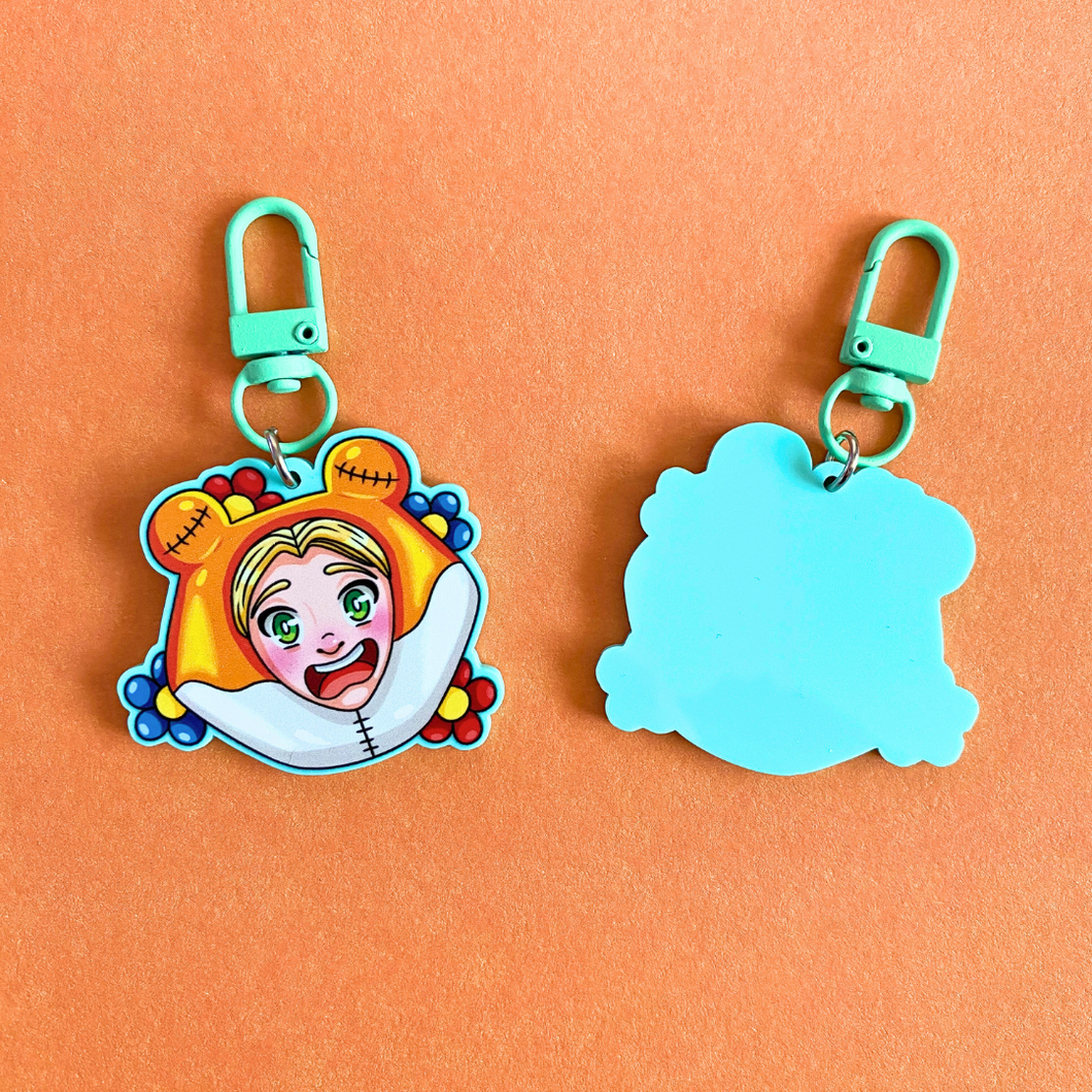 Frogcille - Acrylic Keychain Dungeon Meshi inspired