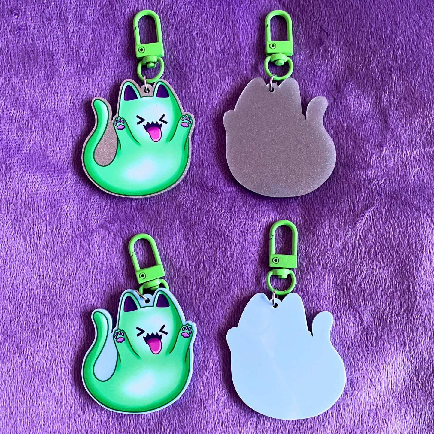 Ghost Kitty  - Acrylic Keychains