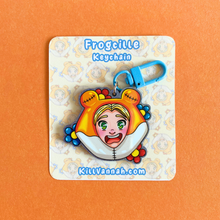 Load image into Gallery viewer, Frogcille - Acrylic Keychain Dungeon Meshi inspired
