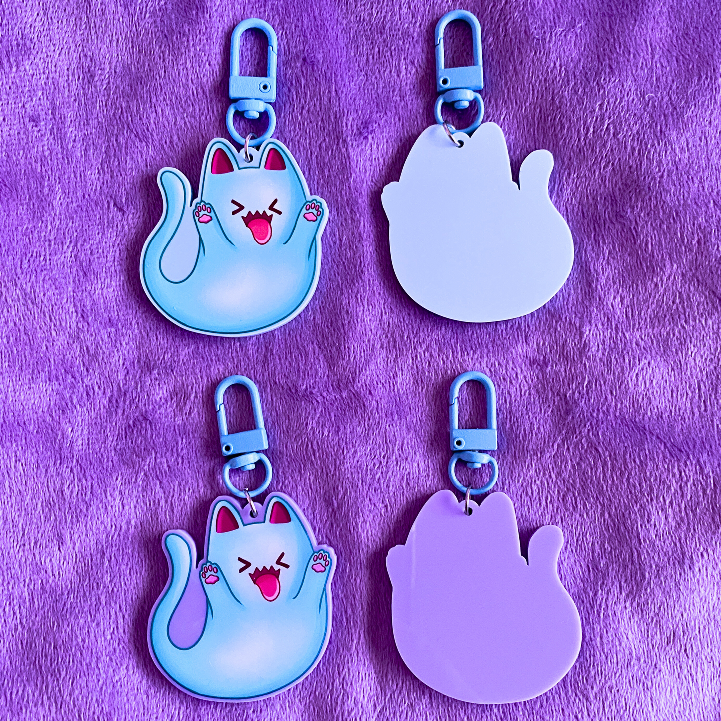 Ghost Kitty  - Acrylic Keychains