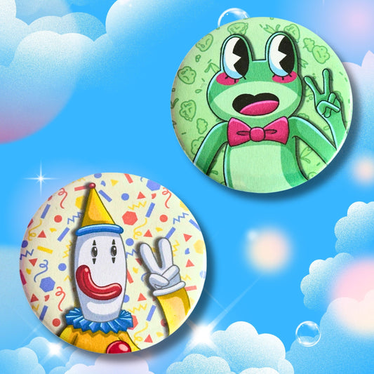 The Amazing Digital Circus Friends - Pinback buttons