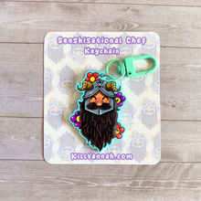 Load image into Gallery viewer, Senshisational Chef  - Acrylic Keychain Dungeon Meshi inspired
