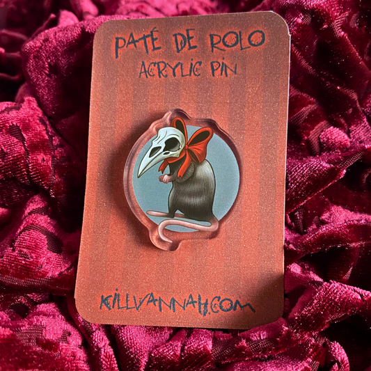 Pâté de Rolo Acrylic Pin - Critical Role Inspired