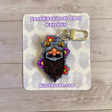 Load image into Gallery viewer, Senshisational Chef  - Acrylic Keychain Dungeon Meshi inspired
