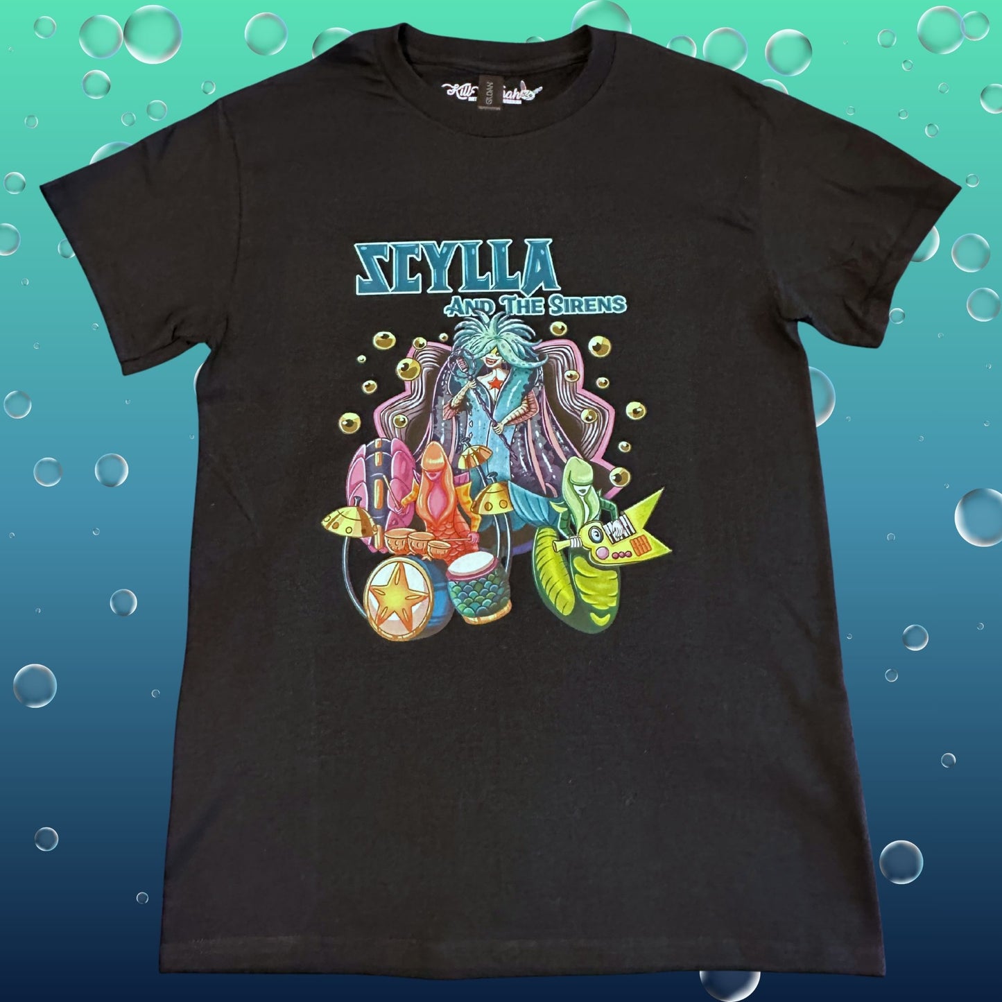 Scylla and the Sirens - Hades 2 inspired Band Tour Cotton T-Shirt