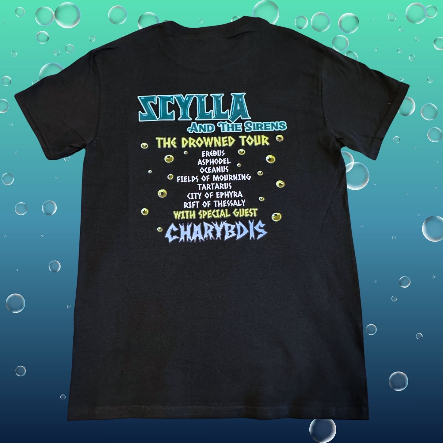 Scylla and the Sirens - Hades 2 inspired Band Tour Cotton T-Shirt