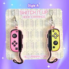 Load image into Gallery viewer, Switch It Up - Acrylic Hook Earrings
