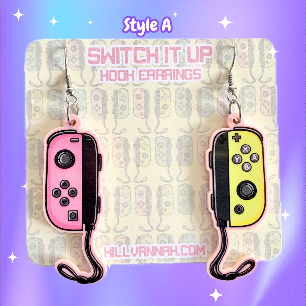 Switch It Up - Acrylic Hook Earrings