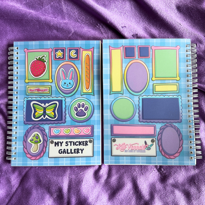 My Sticker Gallery - Sticker Album with Sticker Sheet - DIY The Backside Gallery!