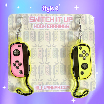 Switch It Up - Acrylic Hook Earrings