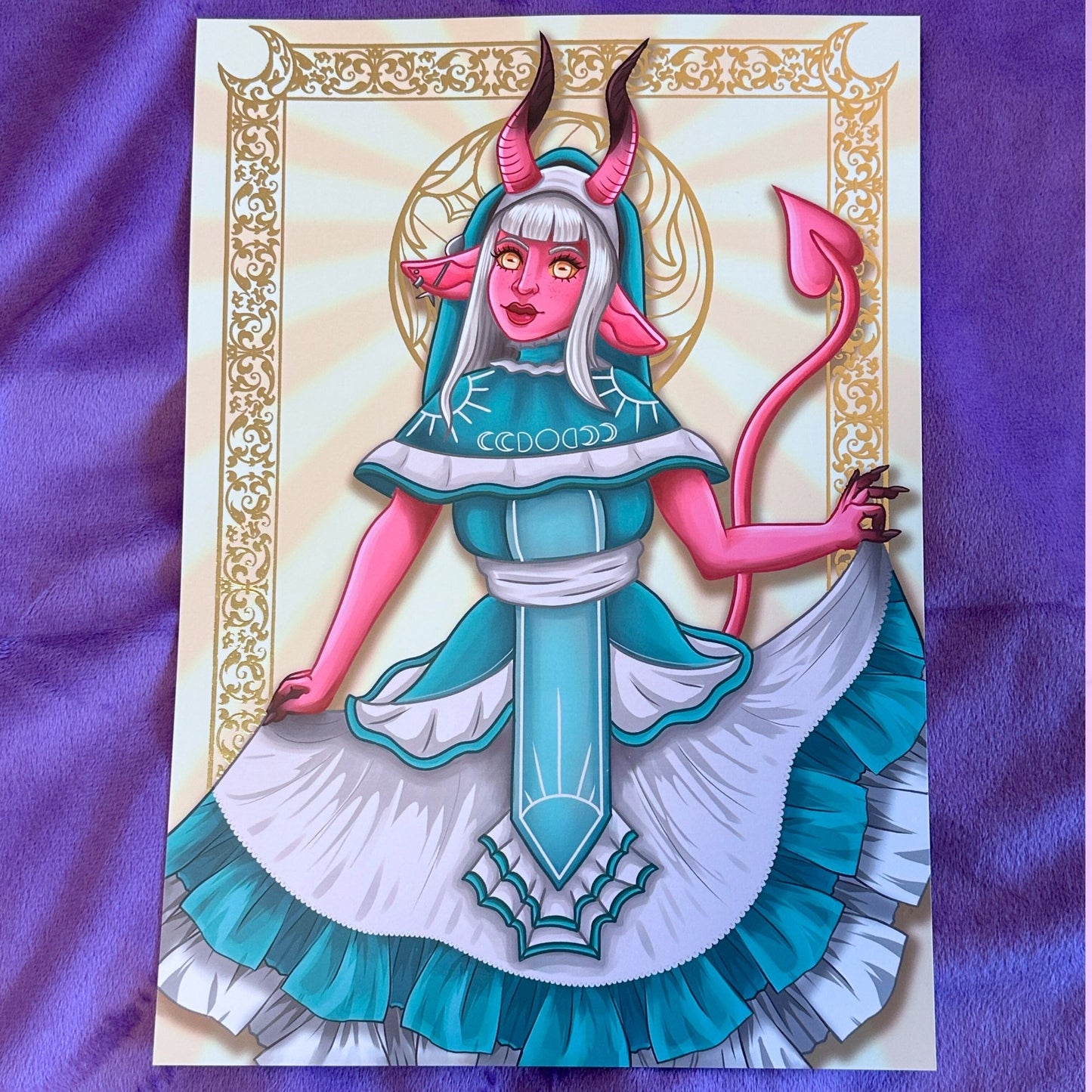 Tyranny - Gold Foil Art Print - Critical Role inspired