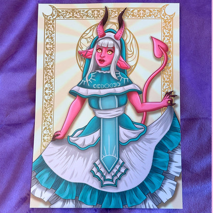 Tyranny - Gold Foil Art Print - Critical Role inspired