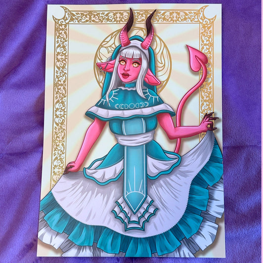 Tyranny - Gold Foil Art Print - Critical Role inspired