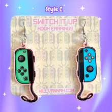 Load image into Gallery viewer, Switch It Up - Acrylic Hook Earrings
