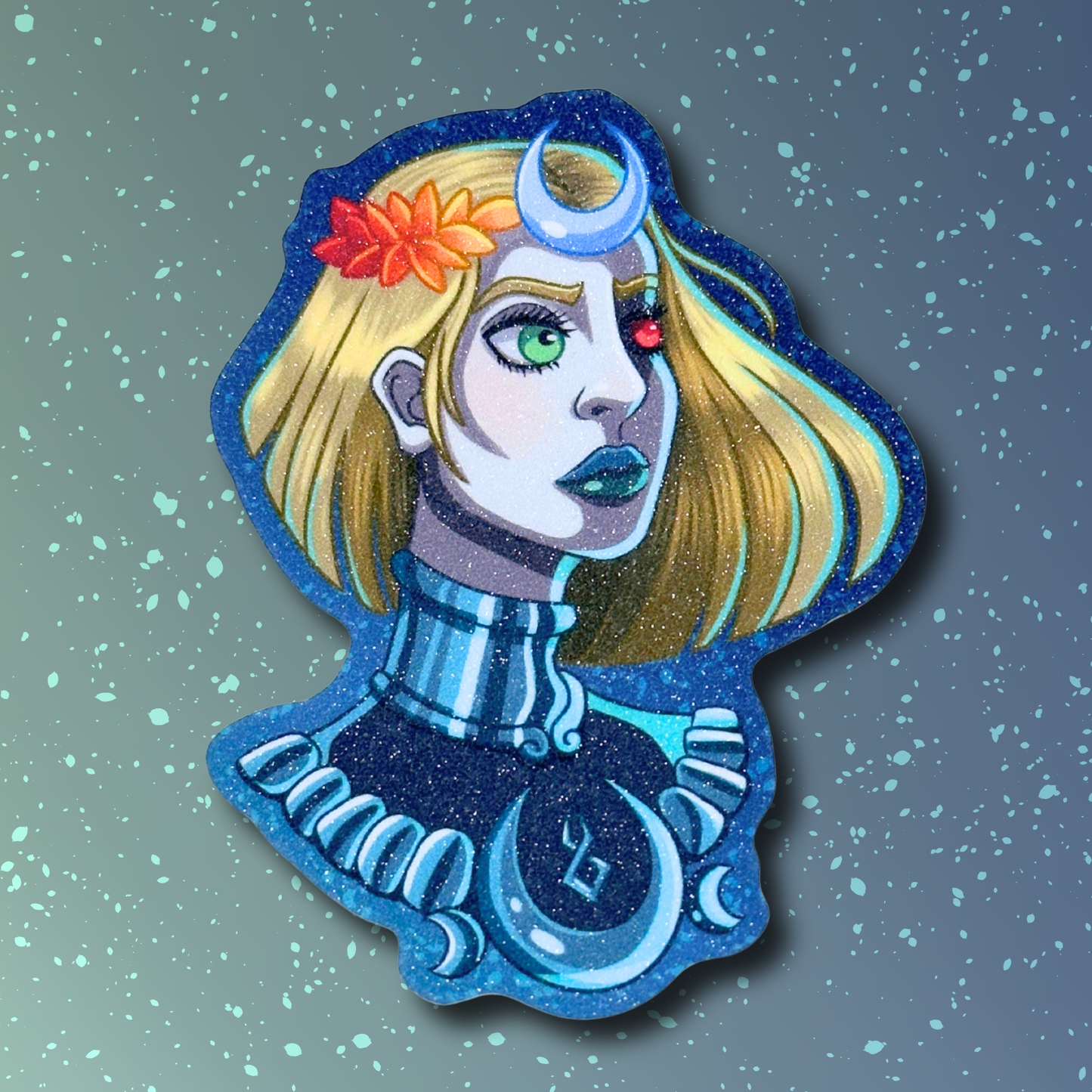 Underworld Royalty - Hades and Hades 2 inspired Glitter Sticker