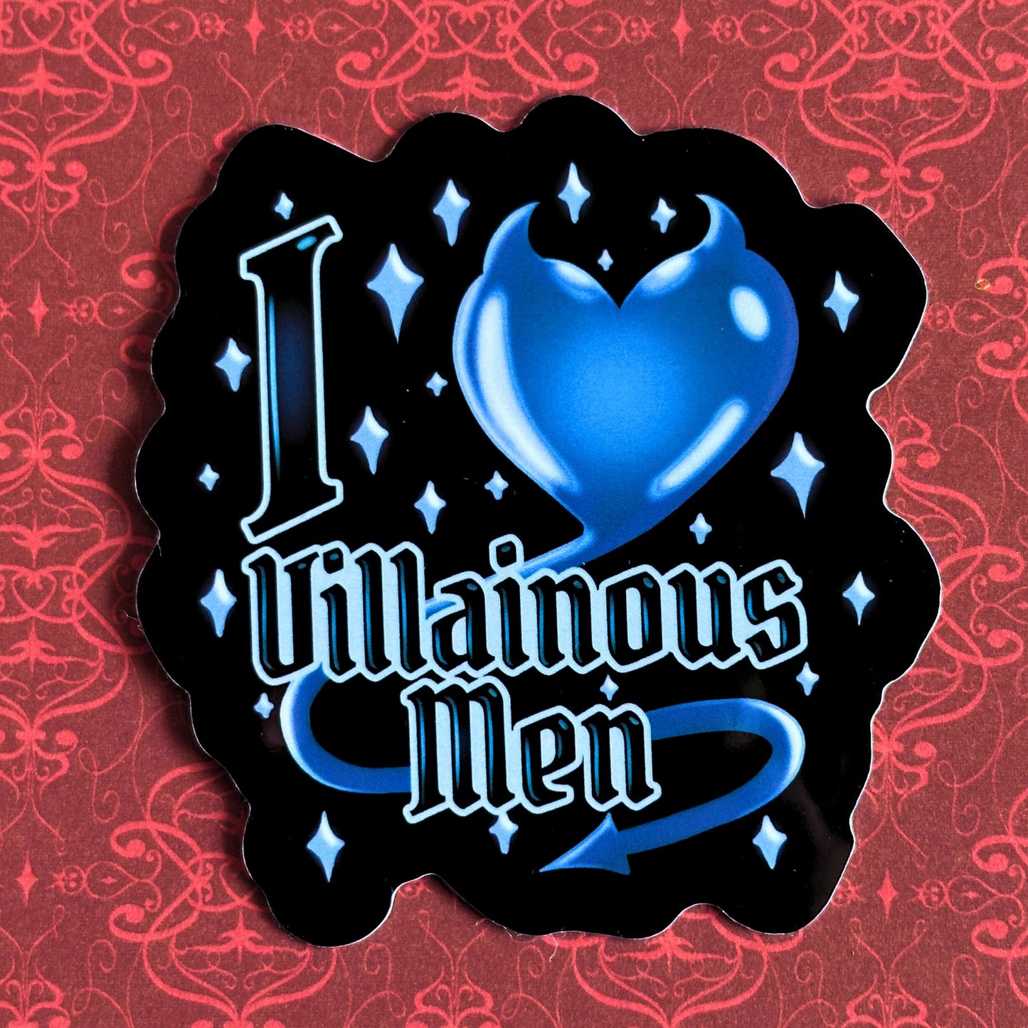 Villain Lover - Vinyl Stickers - I love villains / I love villainous women/men