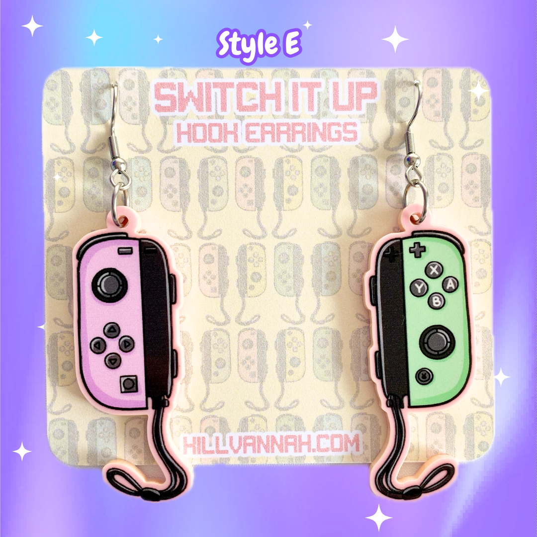 Switch It Up - Acrylic Hook Earrings