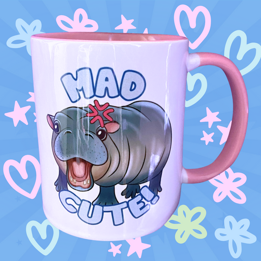 Mad Cute - Moo Deng inspired Ceramic Mug