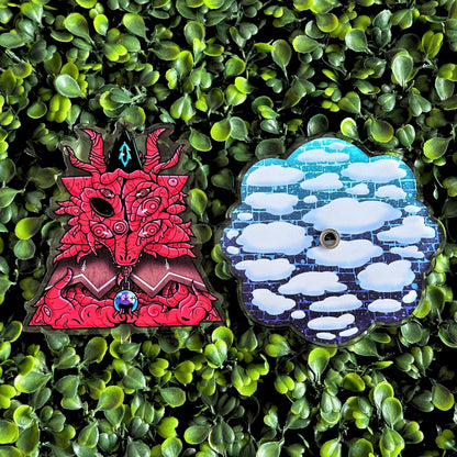 Goddess of Winter - Rotating Acrylic Standee - Cult of the Lamb Woolhaven inspired