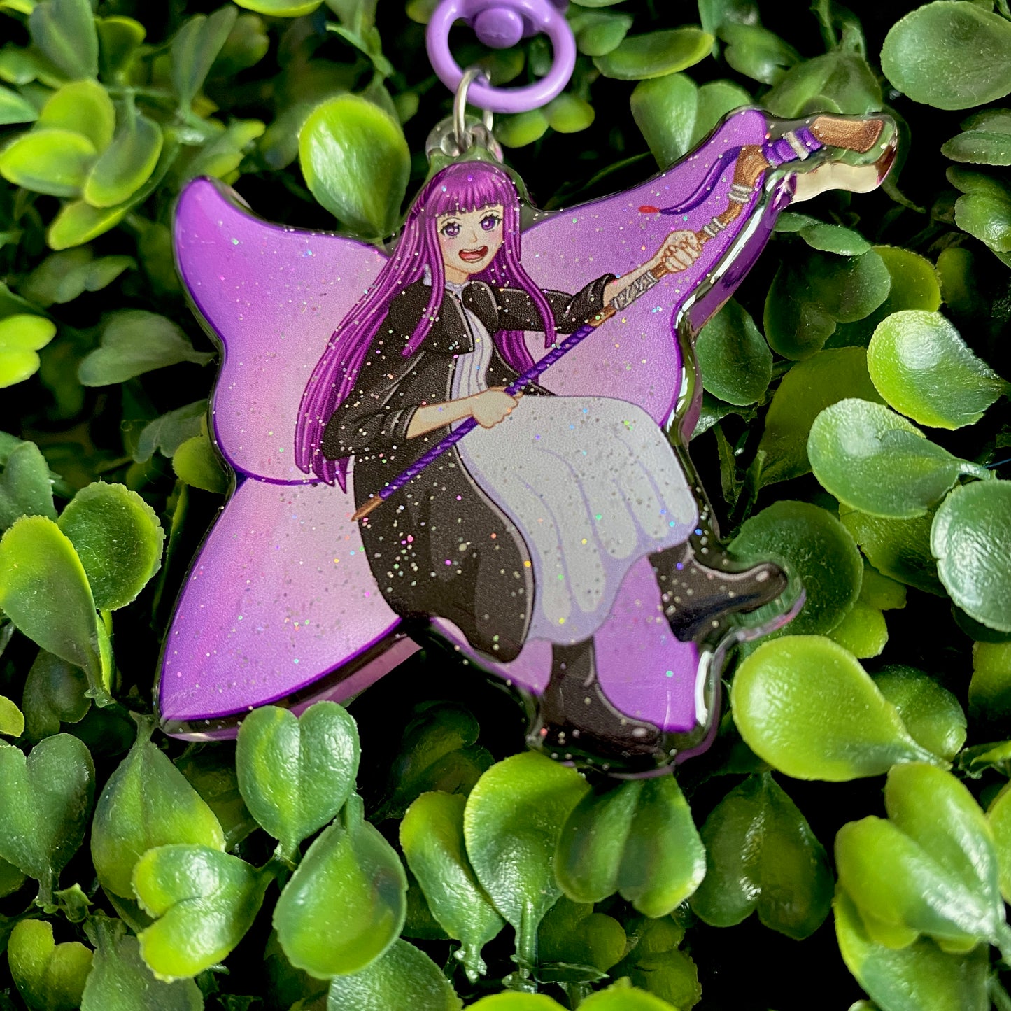 Beyond Journey’s End - Glitter Keychain