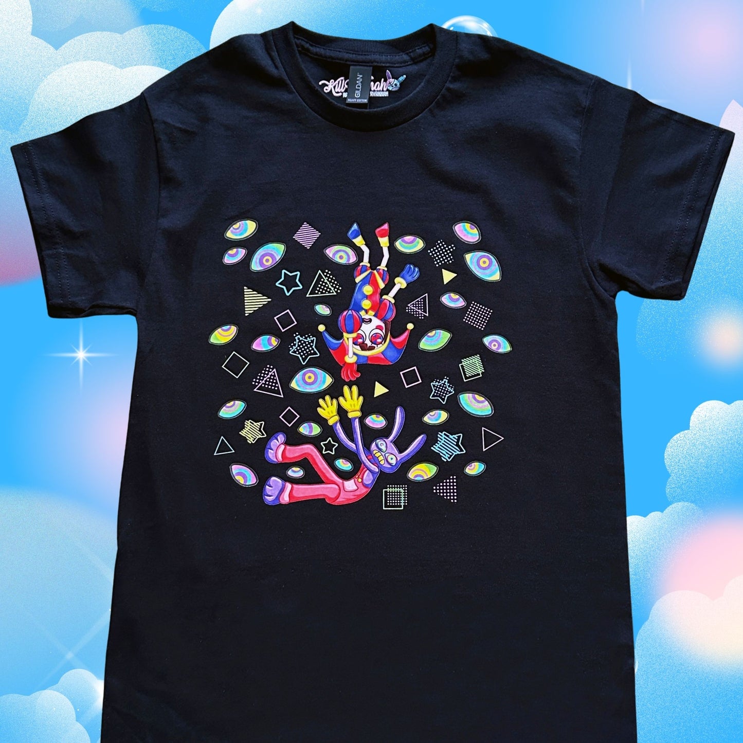 Digital Fall - The Amazing Digital Circus inspired Cotton T-Shirt