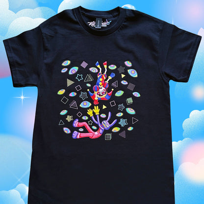 Digital Fall - The Amazing Digital Circus inspired Cotton T-Shirt