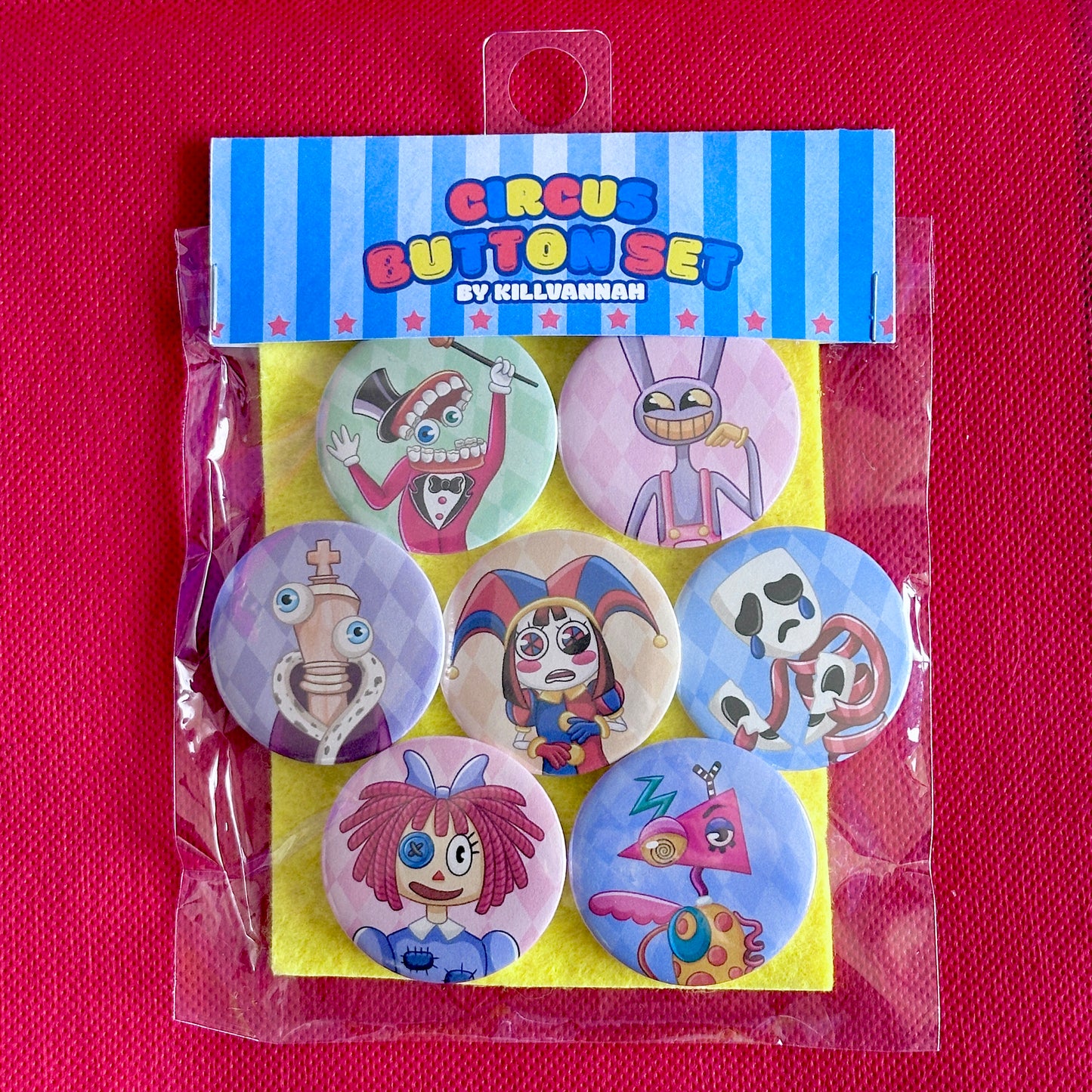 The Amazing Digital Circus - Pinback button set