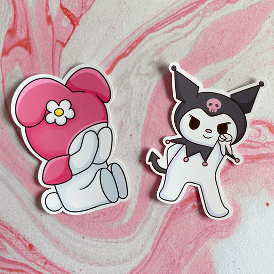 My Melody & Kuromi - Cute sticker set