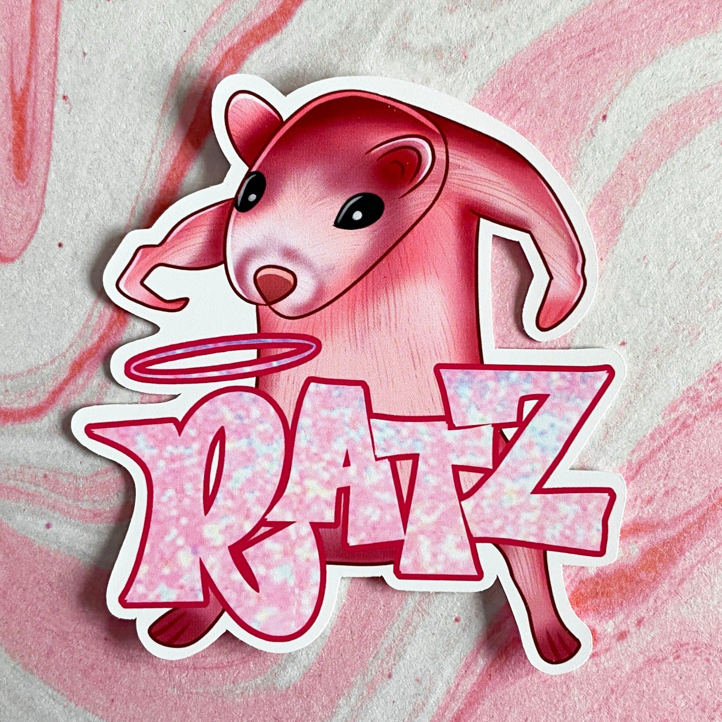 Ratz - Y2K meme sticker - Matt or Holographic