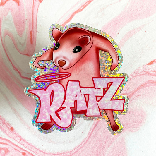 Ratz - Y2K meme sticker - Matt or Holographic