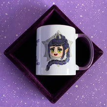 Load image into Gallery viewer, Shar&#39;s Favorite Princess - Shadowheart from Baldur&#39;s Gate 3 inspired Ceramic Mug
