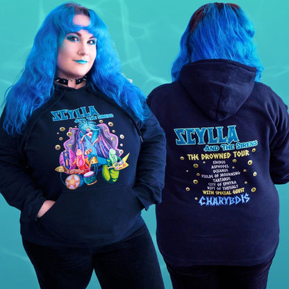 Scylla and the Sirens - Hades 2 inspired Band Tour Cotton Hoodie [MADE TO ORDER]