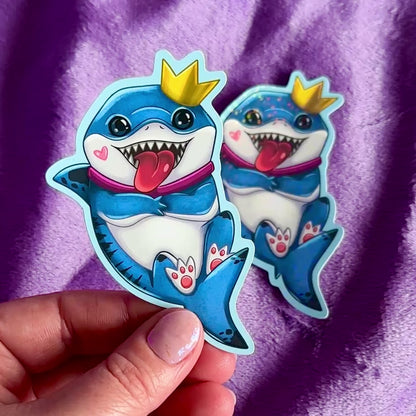 Puppy Shark - Sticker - Matt or Holographic