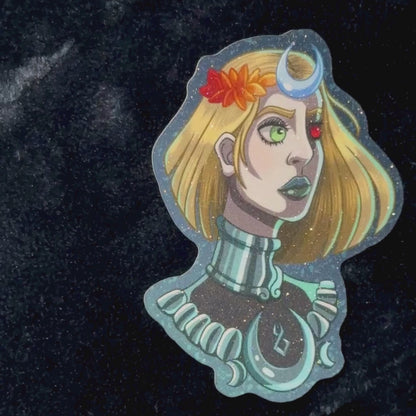 Underworld Royalty - Hades and Hades 2 inspired Glitter Sticker