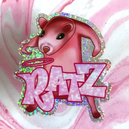 Ratz - Y2K meme sticker - Matt or Holographic