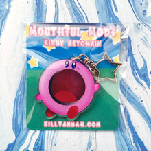 Load image into Gallery viewer, Kirby Mouthful mode &amp; Elfilin Keychain - Double-sided
