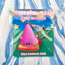 Load image into Gallery viewer, Kirby Mouthful mode &amp; Elfilin Keychain - Double-sided
