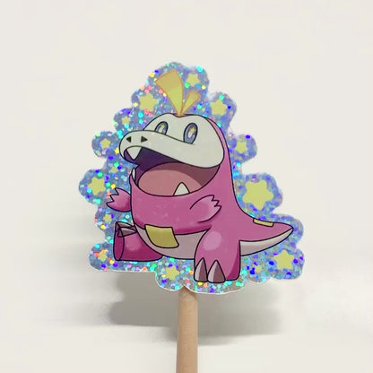 Shiny Poképals - Scarlet and Violet Starter Holographic Sticker