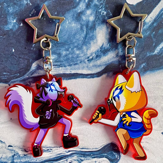 Metal Rage - Keychain - Aggretsuko inspired