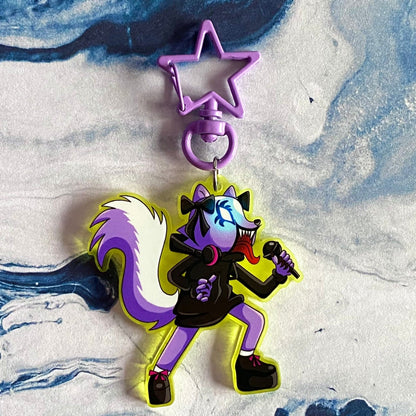 Metal Rage - Keychain - Aggretsuko inspired