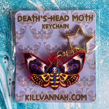 Load image into Gallery viewer, Death&#39;s-Head Moth - Keychain
