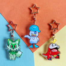 Load image into Gallery viewer, Poképals - Scarlet and Violet Starter Keychains
