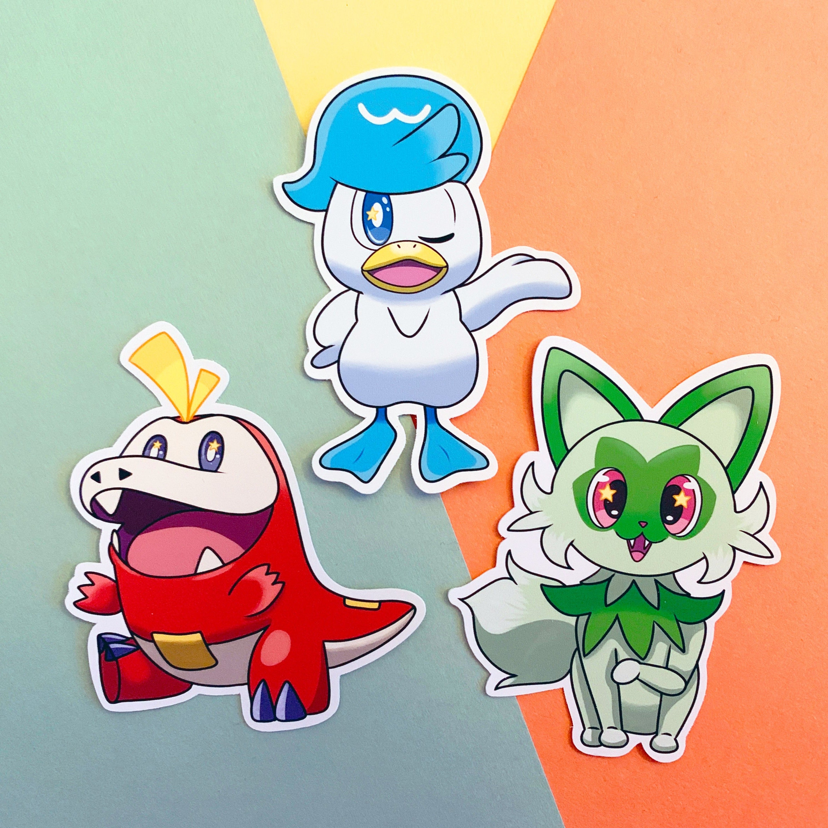 Poképals - Scarlet and Violet Starter Stickers – KillVannah